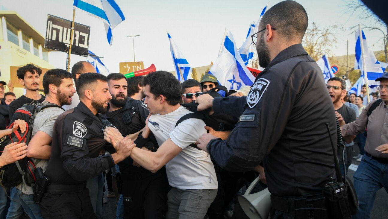 Israelis protest against the Israeli government’s planned judicial overhaul, in Jerusalem, March 1, 2023. 