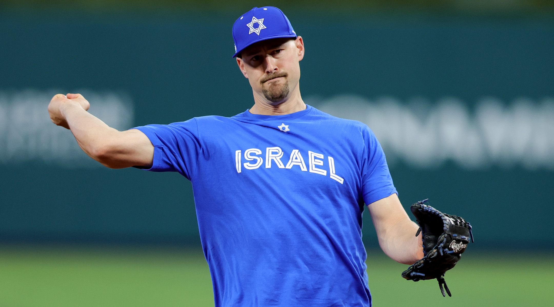 Ryan Lavarnway played for Team Israel at the 2023 World Baseball Classic. (Megan Briggs/Getty Images)