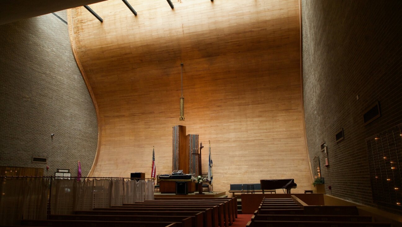 The Tribeca Synagogue, lauded for its architectural style and acoustics, will host New York City’s first Mexican Jewish Film Festival in April. (Courtesy of the Tribeca Synagogue)