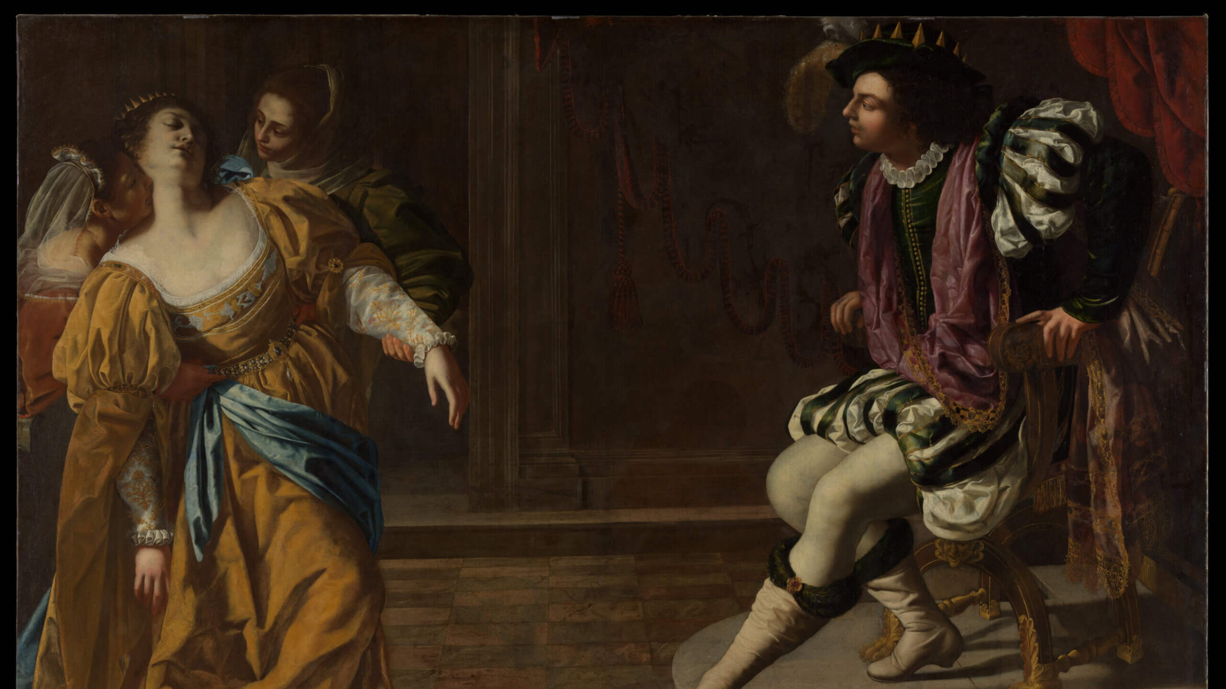 Artemisia Gentileschi's 'Esther before Ahasuerus.'
 