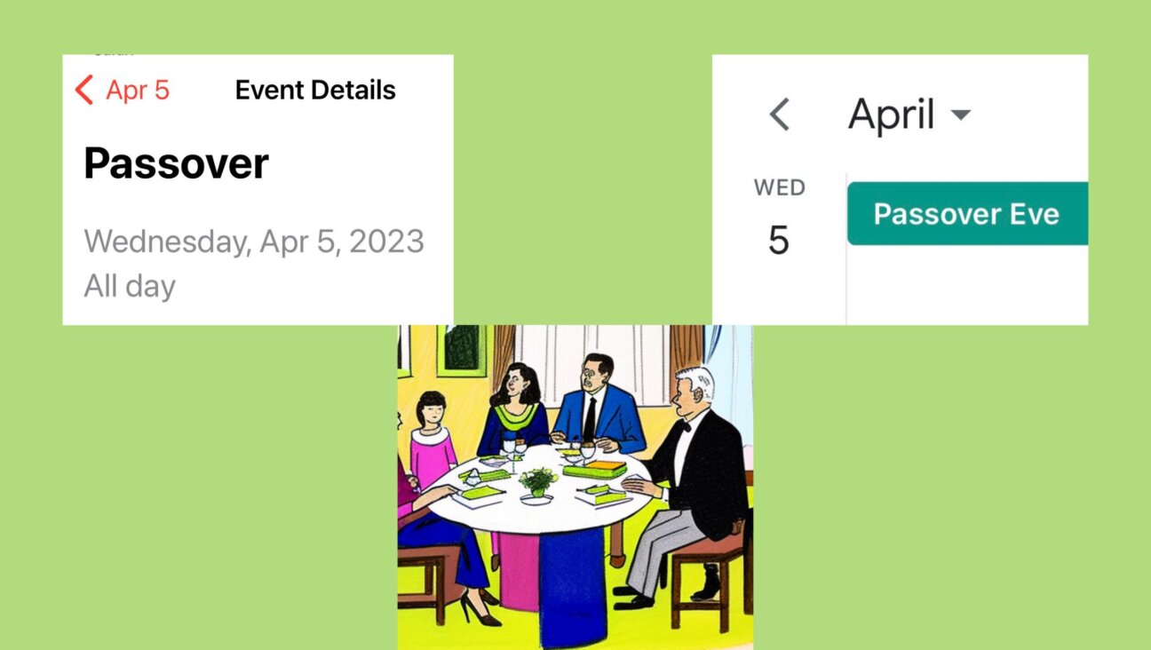 Online calendars are inconsistent in how they display the first night of Passover, which falls on April 5, 2023. 