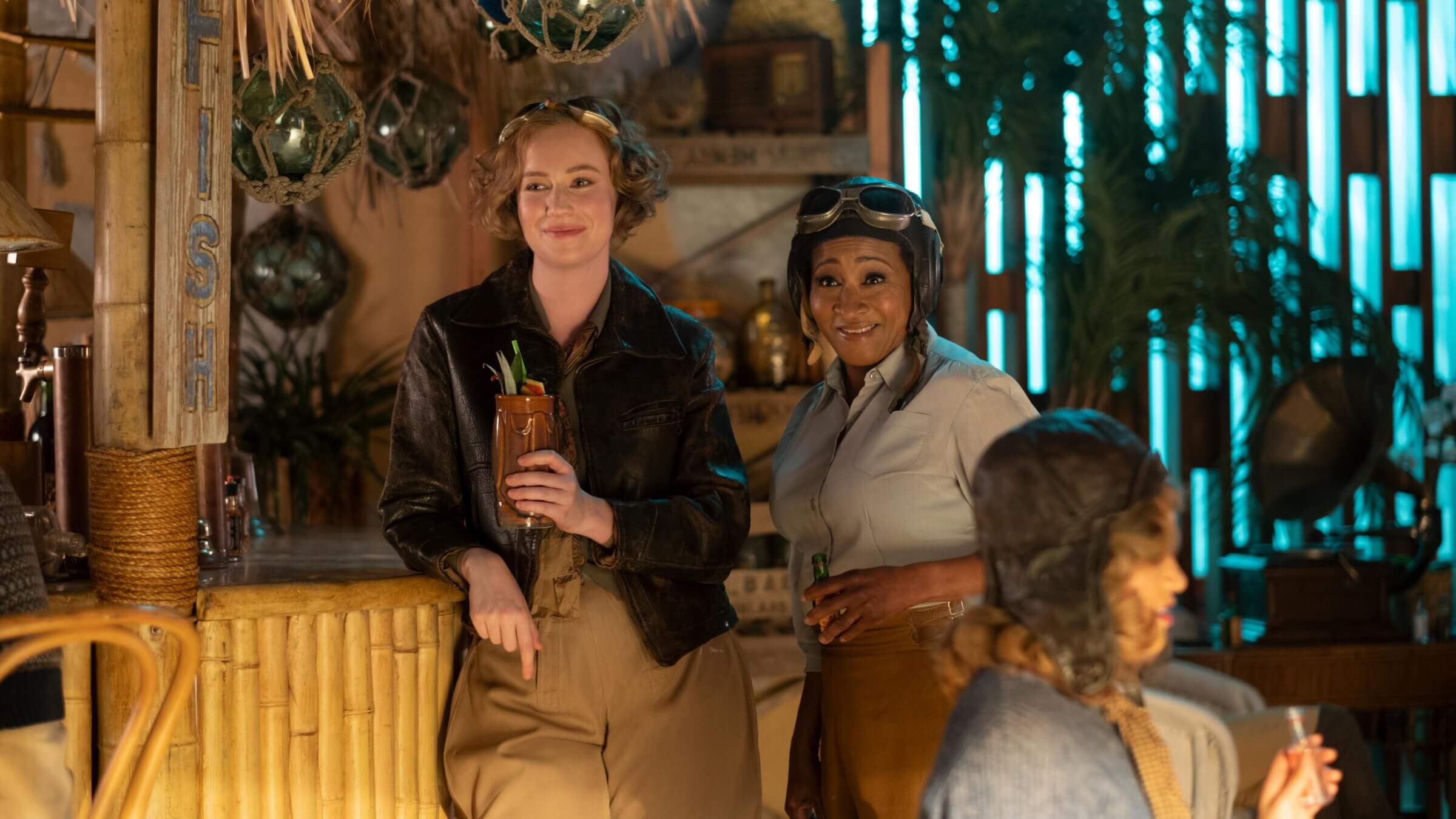 Amelia (Hannah Einbinder) and Bessie (Wanda Sykes) enjoy a drink in <i>The History of the World, Part II.</i>