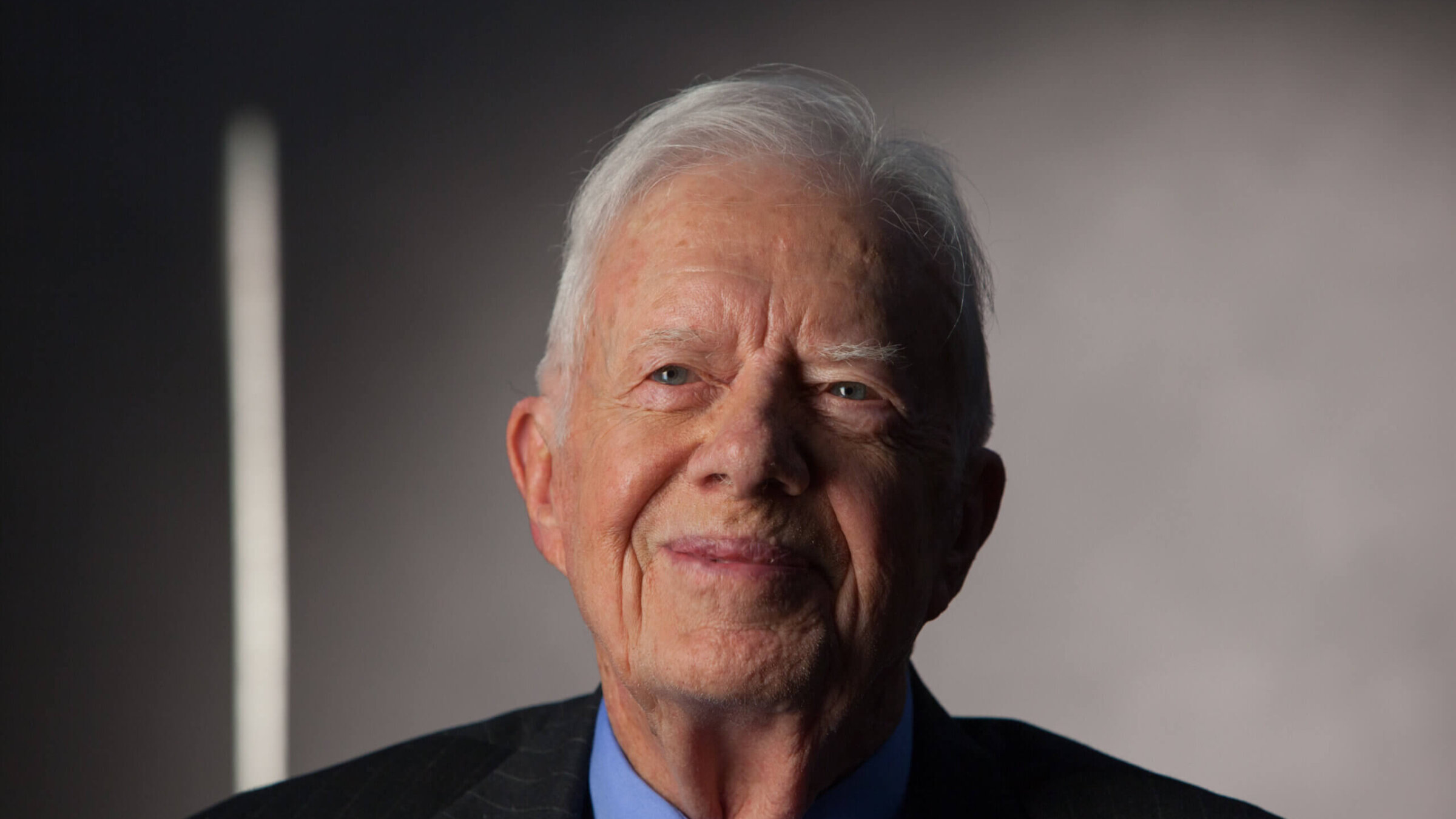 Former President Jimmy Carter interviewed for "The Presidents' Gatekeepers" project at the Carter Center, Atlanta, Georgia, Sept. 14, 2011. 