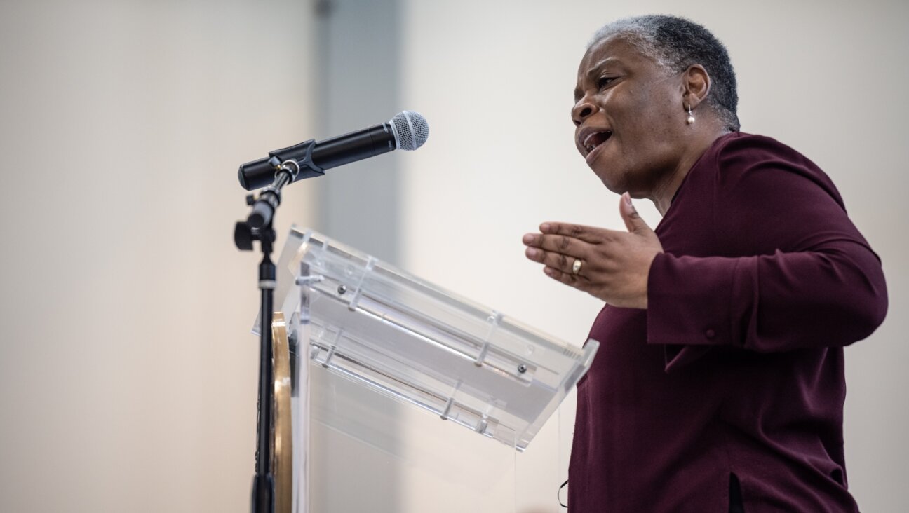 State Rep. Pamela Stevenson (D-KY) speaks at the Center for African American Heritage before a bill signing event in Louisville, Kentucky, April 9, 2021. (Jon Cherry/Getty Images)