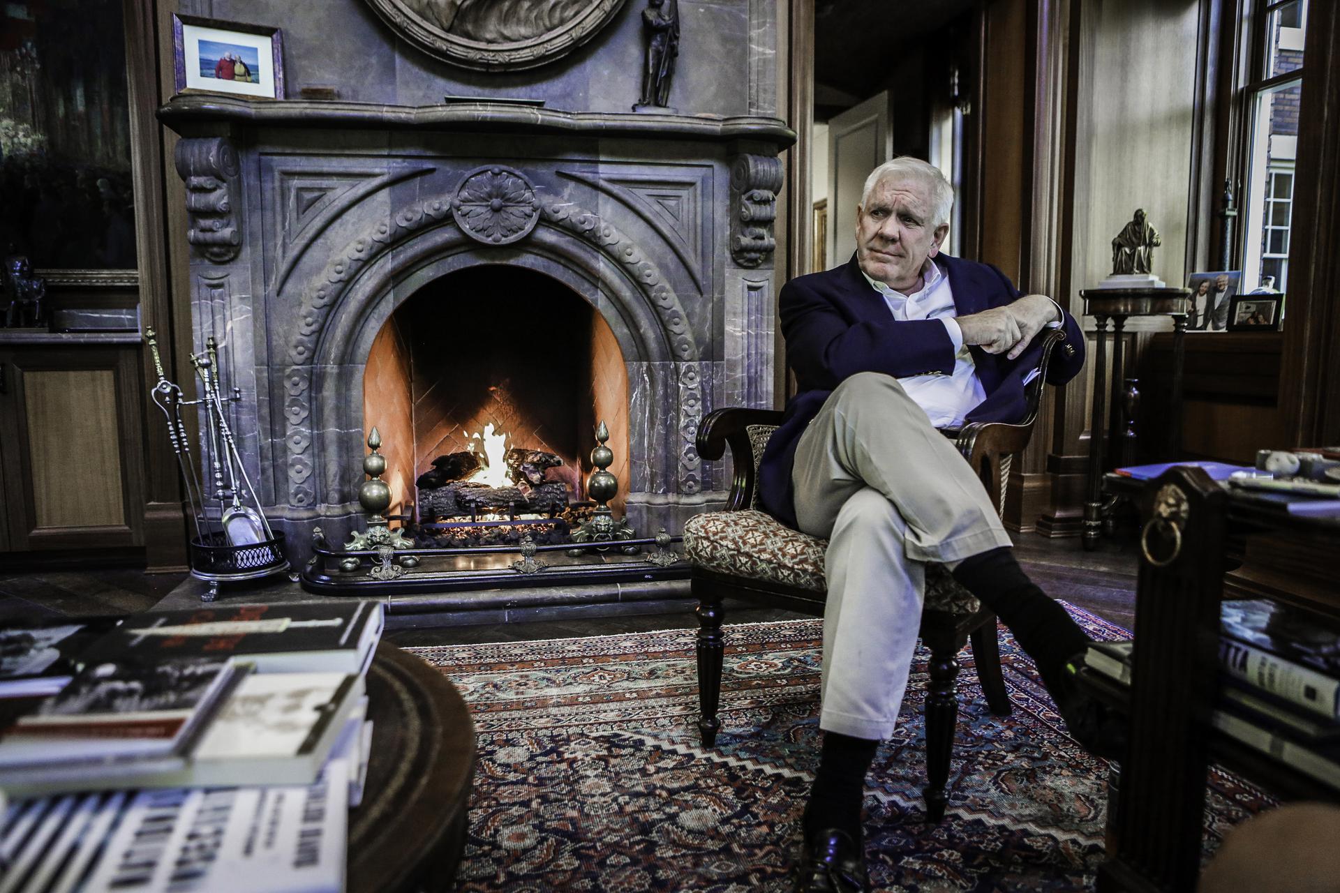 Harlan Crow, friend of Clarence Thomas and collector of Nazi memorabilia. (Chris Goodney/Bloomberg via Getty)