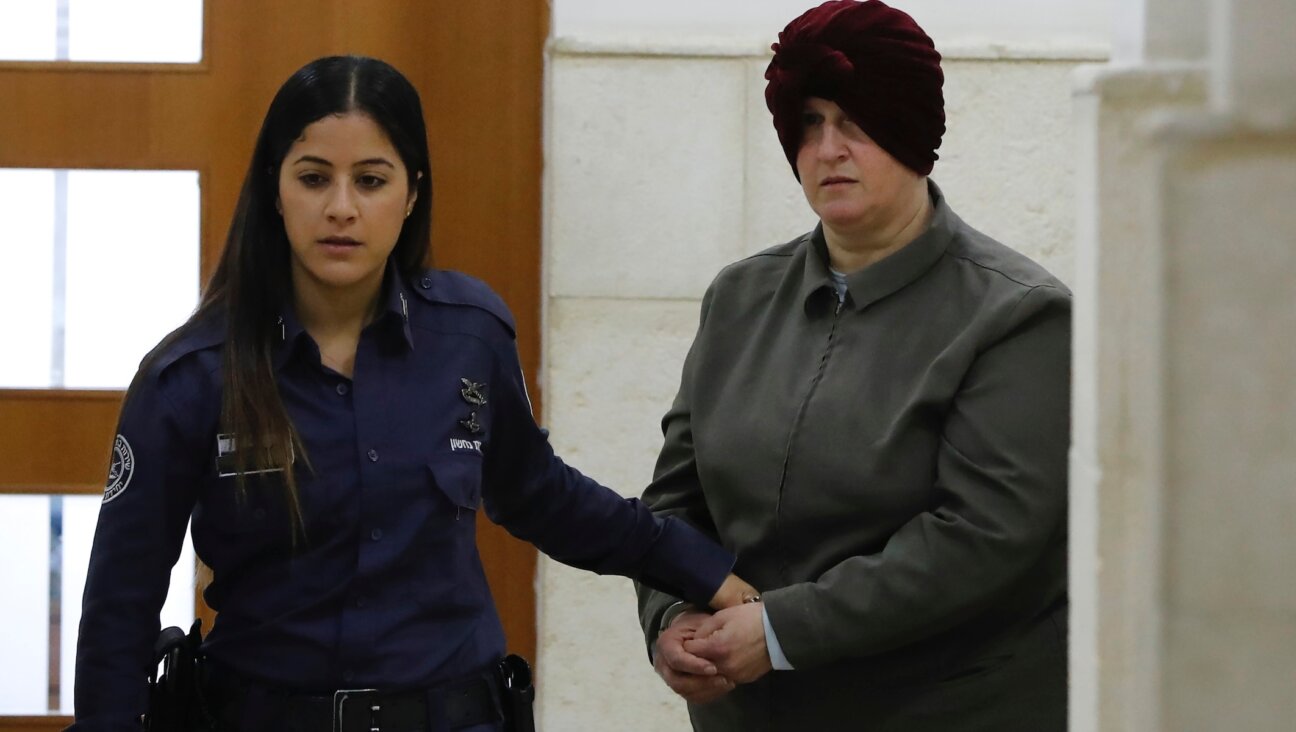 Malka Leifer, a former Australian teacher accused of dozens of cases of sexual abuse of girls at a school, arrives for a hearing at the District Court in Jerusalem, Feb. 27, 2018. (Ahmad Gharabli/AFP via Getty Images)