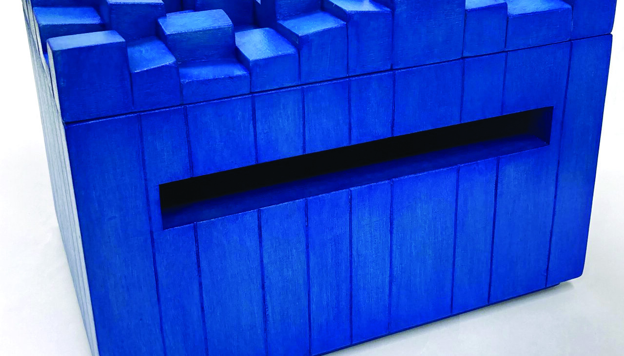 Tobi Kahn was the first artist approached to make a tzedek box.