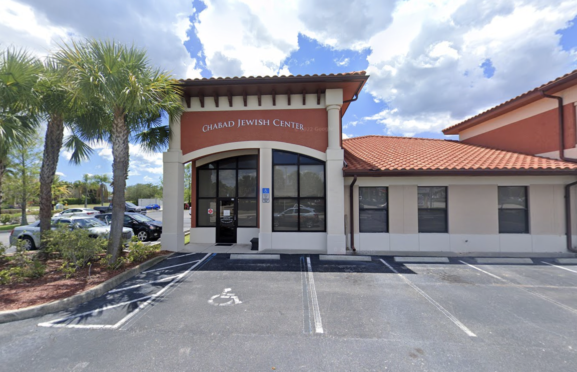 The Chabad of Cape Coral is housed in a shopping center on a main thoroughfare at the center of the Florida city. (Google Maps)