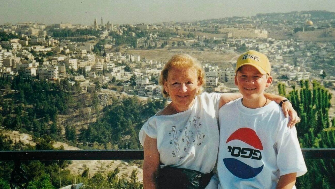 The author as a child with his grandmother Ester in Jerusalem. 