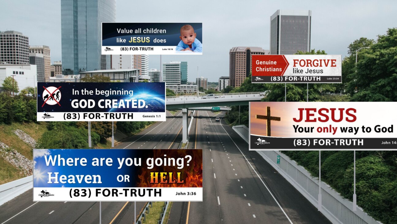 Christian billboards pop up next to highways across the country.