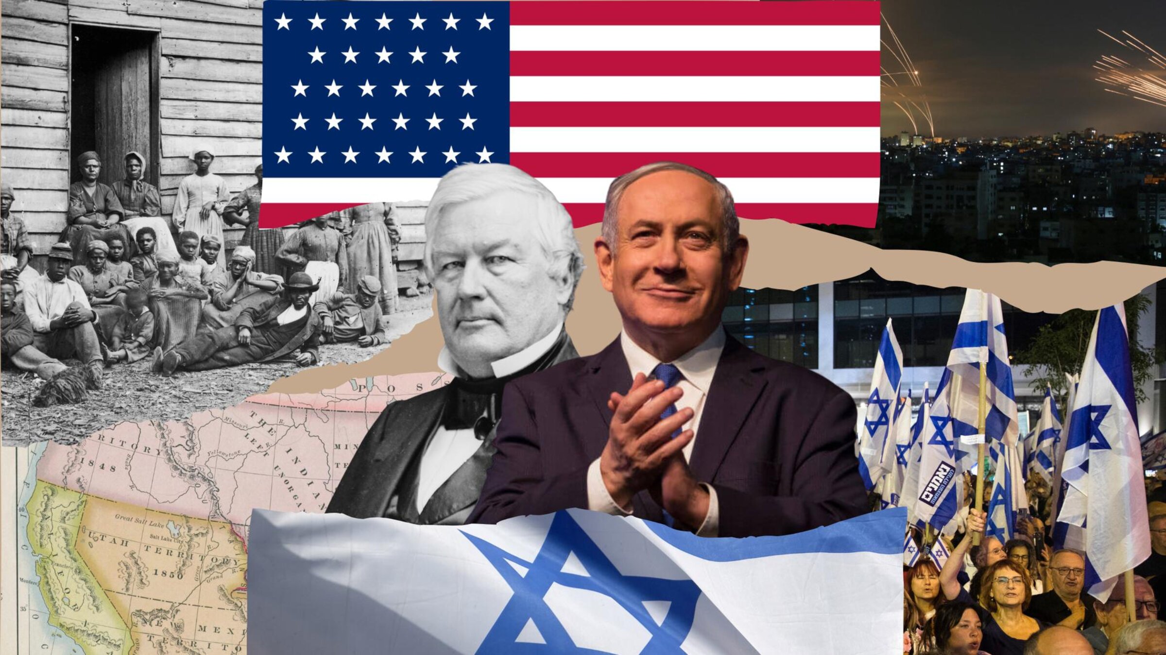 How similar, or different, are 1851 America and 2023 Israel?