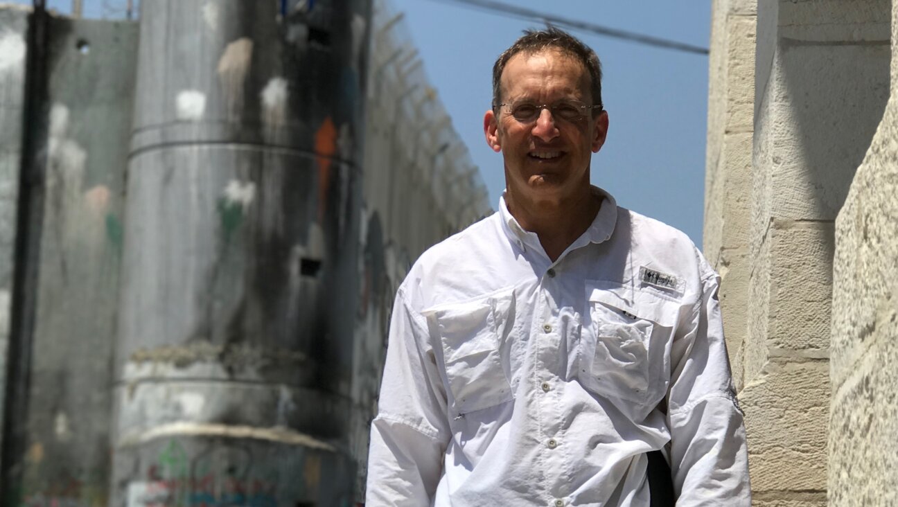 Dr. Steve Feldman, pictured on a trip to the West Bank. Feldman was denied payment from the state of Arkansas for refusing to sign a pledge promising not to boycott Israel. (Courtesy of Steve Feldman)