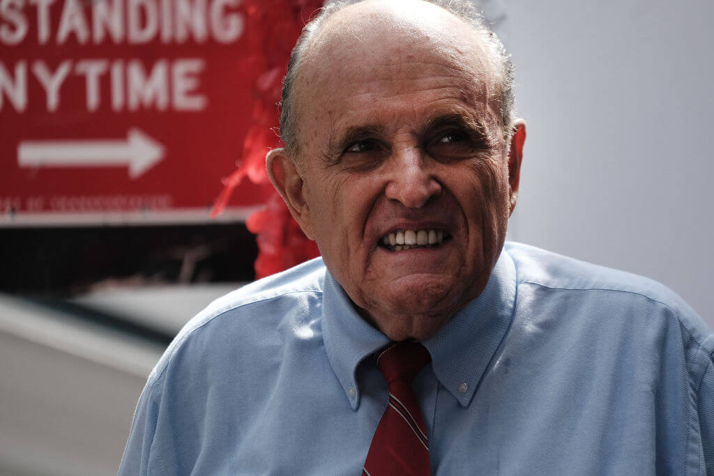 Former New York City Mayor Rudy Giuliani on June 21, 2021.