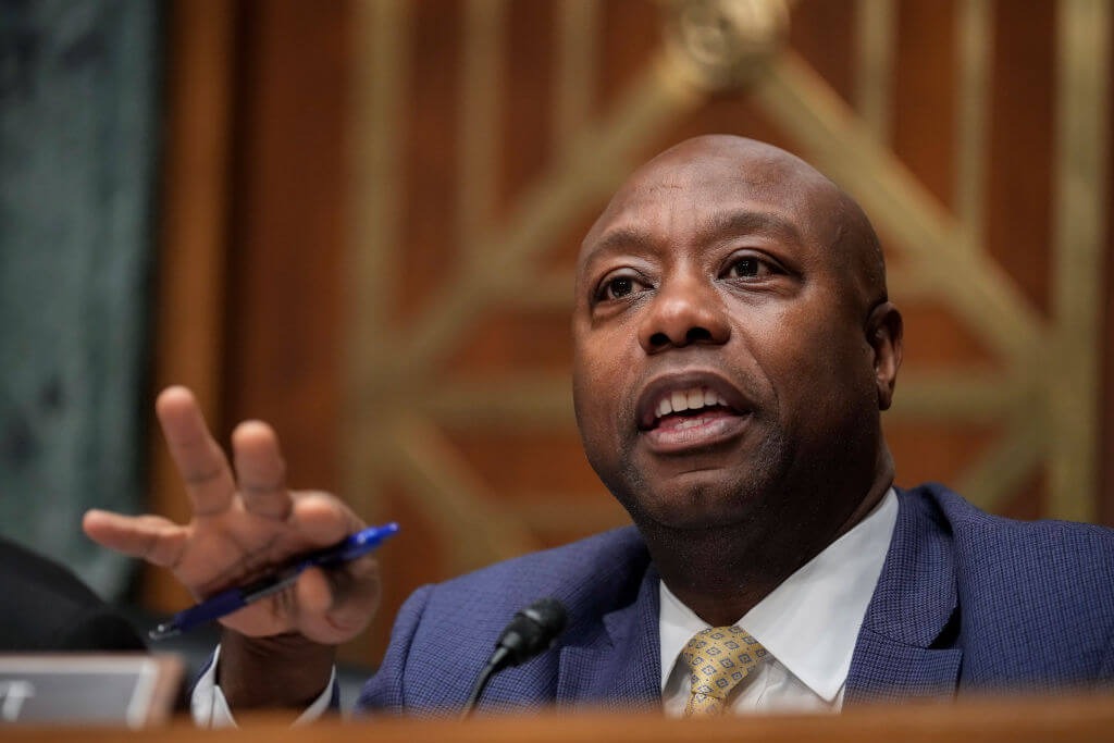 Rep. Tim Scott has co-authored bills supporting Israel and combatting antisemitism. (Getty)