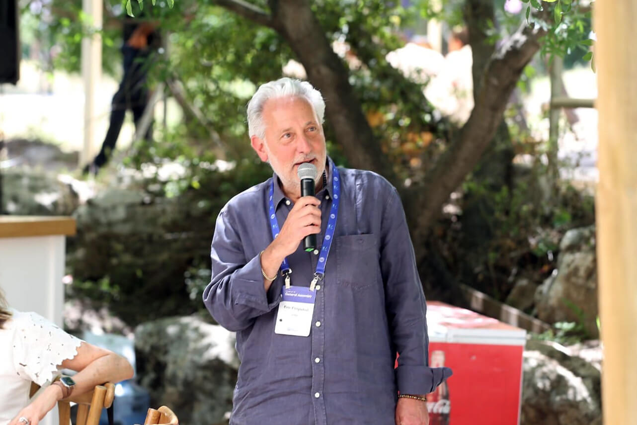 Eric Fingerhut, president of the Jewish Federations of North America, during the organization's April conference in Israel. A group of current and former local federation leaders sent Fingerhut a letter Tuesday asking why he agreed to sponsor and address a conference promoting Israeli settlements.