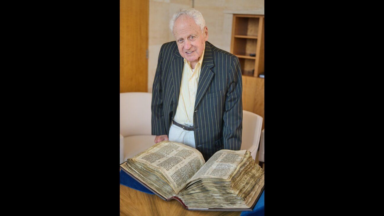 Alfred Moses purchased the Codex Sassoon for more than $30 million and will be donating it to the ANU Museum of the Jewish People in Tel Aviv. (Perry Bindelglass for The American Friends of ANU The Museum of the Jewish People)