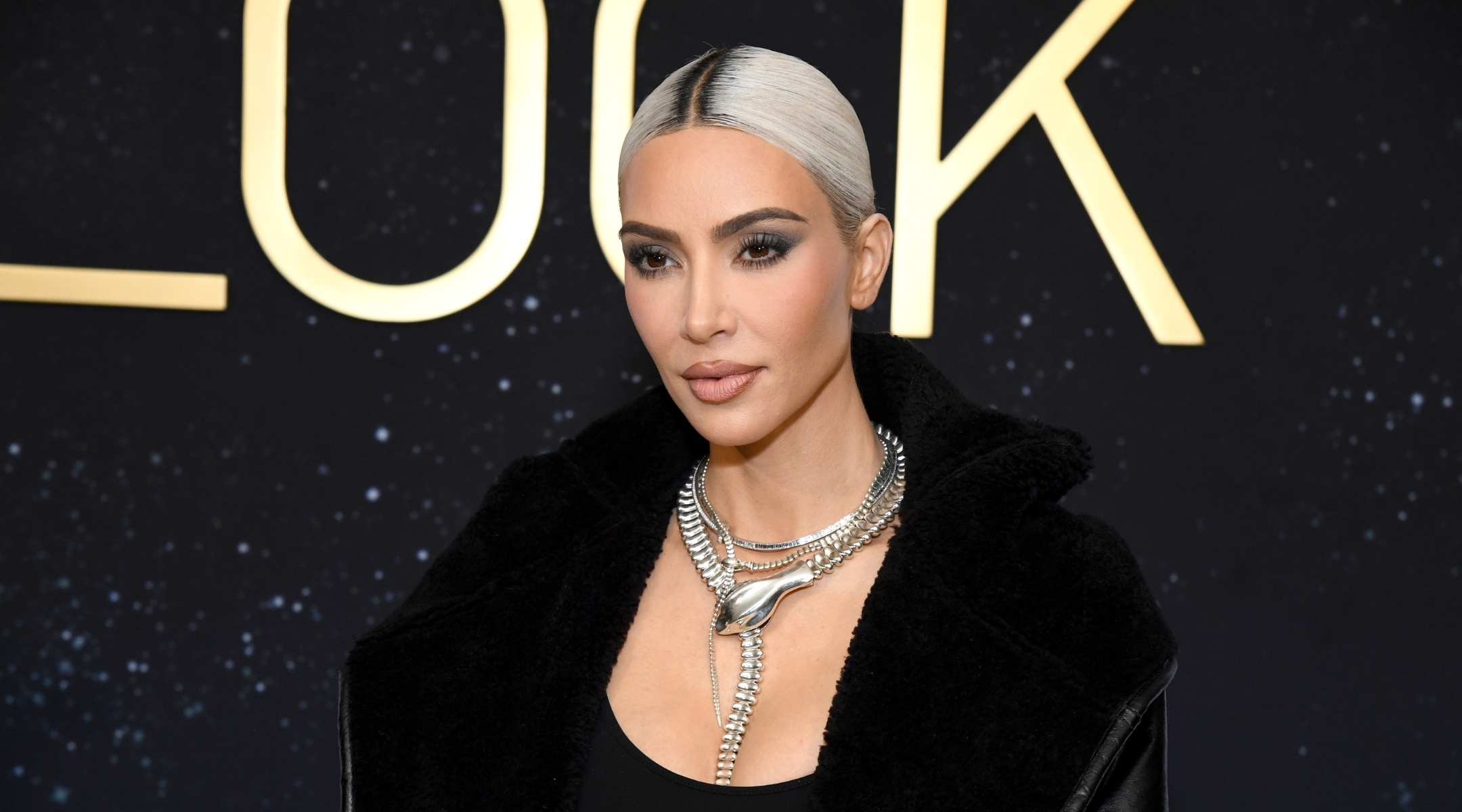 Kim Kardashian attends an event in Oct. 2022, just days after ex-husband Ye made headlines for his alarming antisemitic comments. (Jon Kopaloff/Getty Images for Tiffany & Co.)