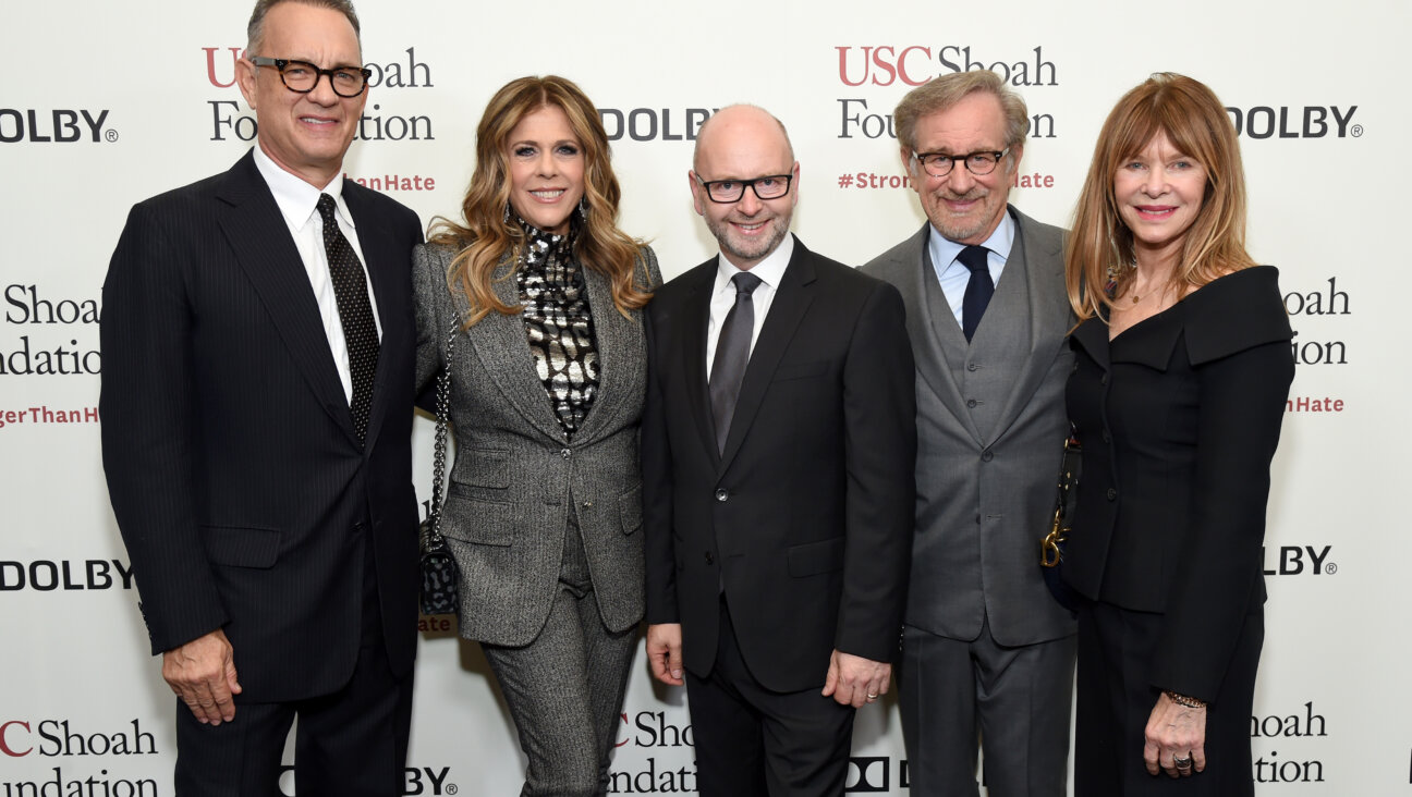 Stephen D. Smith, former executive director of USC Shoah Foundation, at a 2018 foundation gala in Beverly Hills with Tom Hanks, Rita Wilson, Steven Spielberg and Kate Capshaw.