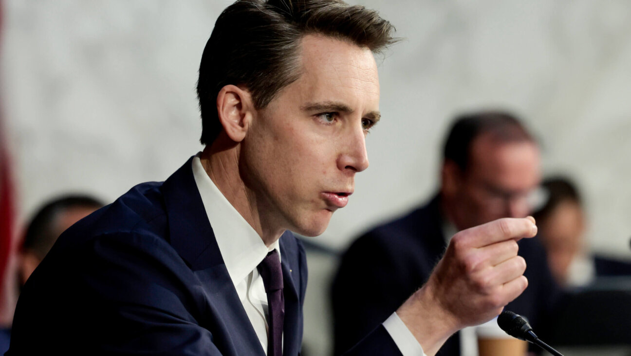 Sen. Josh Hawley (R-MO) speaks during a Senate Judiciary Committee business meeting to vote on Supreme Court nominee Judge Ketanji Brown Jackson on Capitol Hill, April 4, 2022 in Washington, DC. 