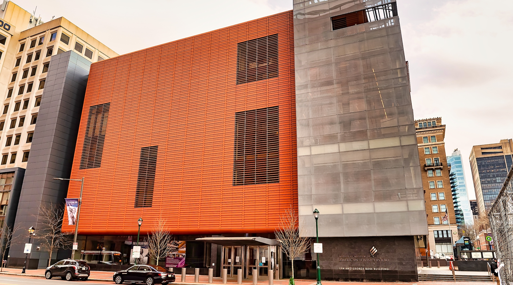 A view of the National Museum of American Jewish History in Philadelphia, March 17, 2020. (Gilbert Carrasquillo/Getty Images)