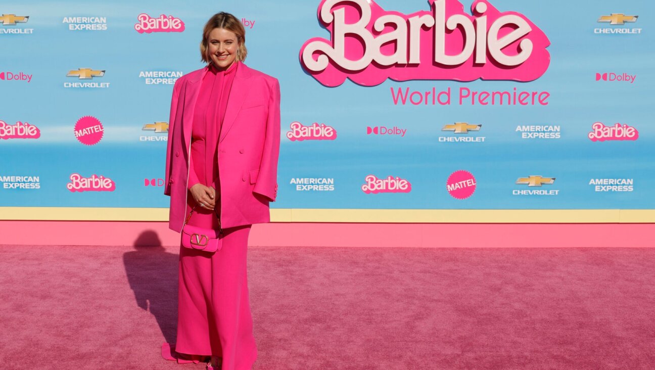 גרעטאַ גערוויג, די רעזשיסאָרין פֿונעם פֿילם „באַרבי“, אויף זײַן פּרעמיערע דעם 9טן יולי 2023