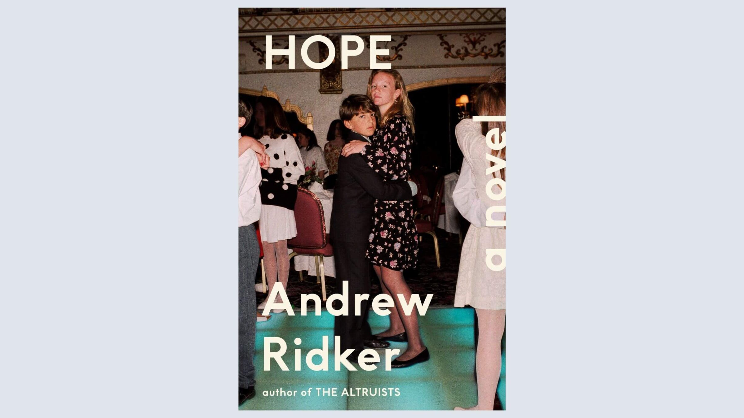 Andrew Ridker found the perfect photo for the cover of his second novel — but finding its subjects was anything but easy.