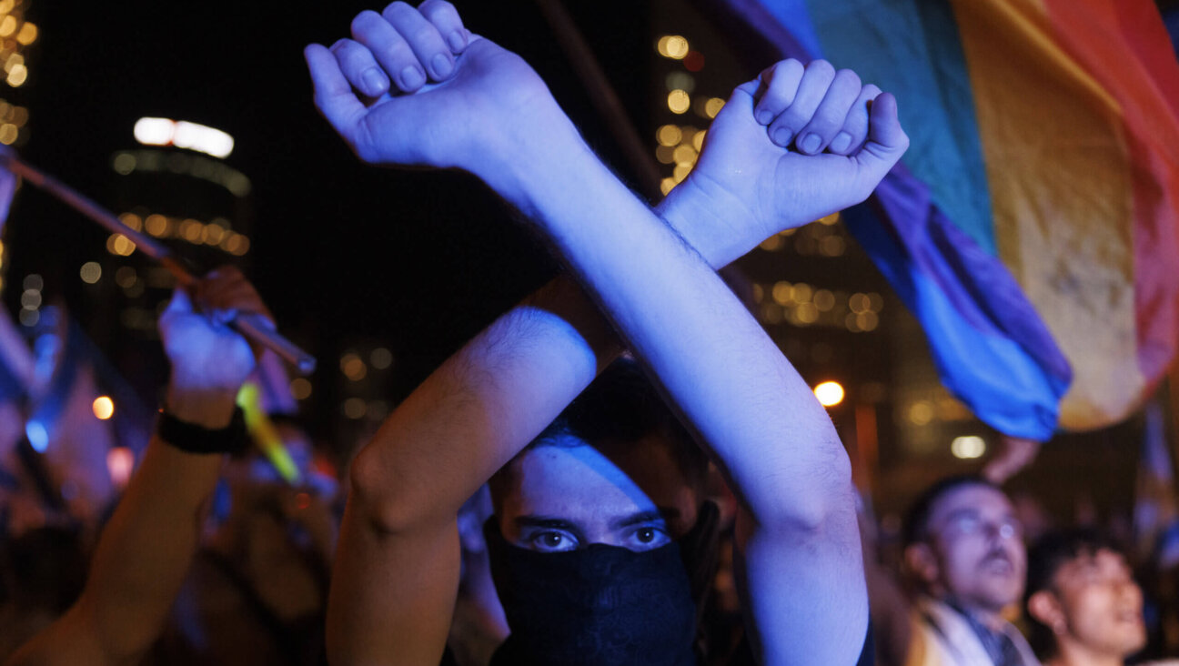 Protesters during a demonstration against the judicial reform bill outside the Knesset, Israel's parliament, in Jerusalem, Israel, on Monday, July 24, 2023. 