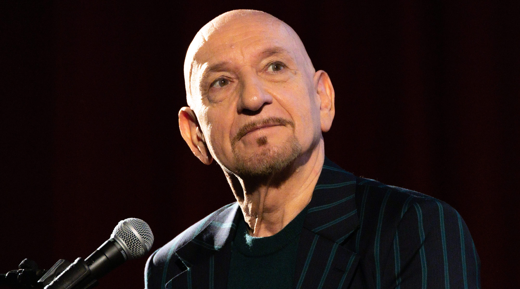 Ben Kingsley participates in a Q&A after a screening of “Dalíland” at Landmark’s Nuart Theatre in Los Angeles, June 10, 2023. (Elyse Jankowski/Getty Images)