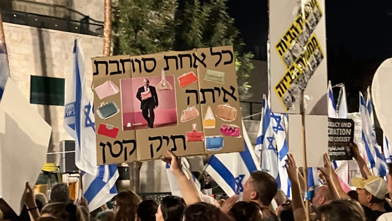 Protestors gather against Israel's Netanyahu-led government's judicial overhaul.
