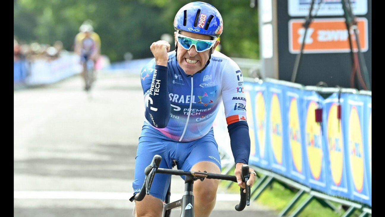 Sylvan Adams at the 2023 UCI Cycling World Championships in Scotland, Aug. 4, 2023. (SWpix)