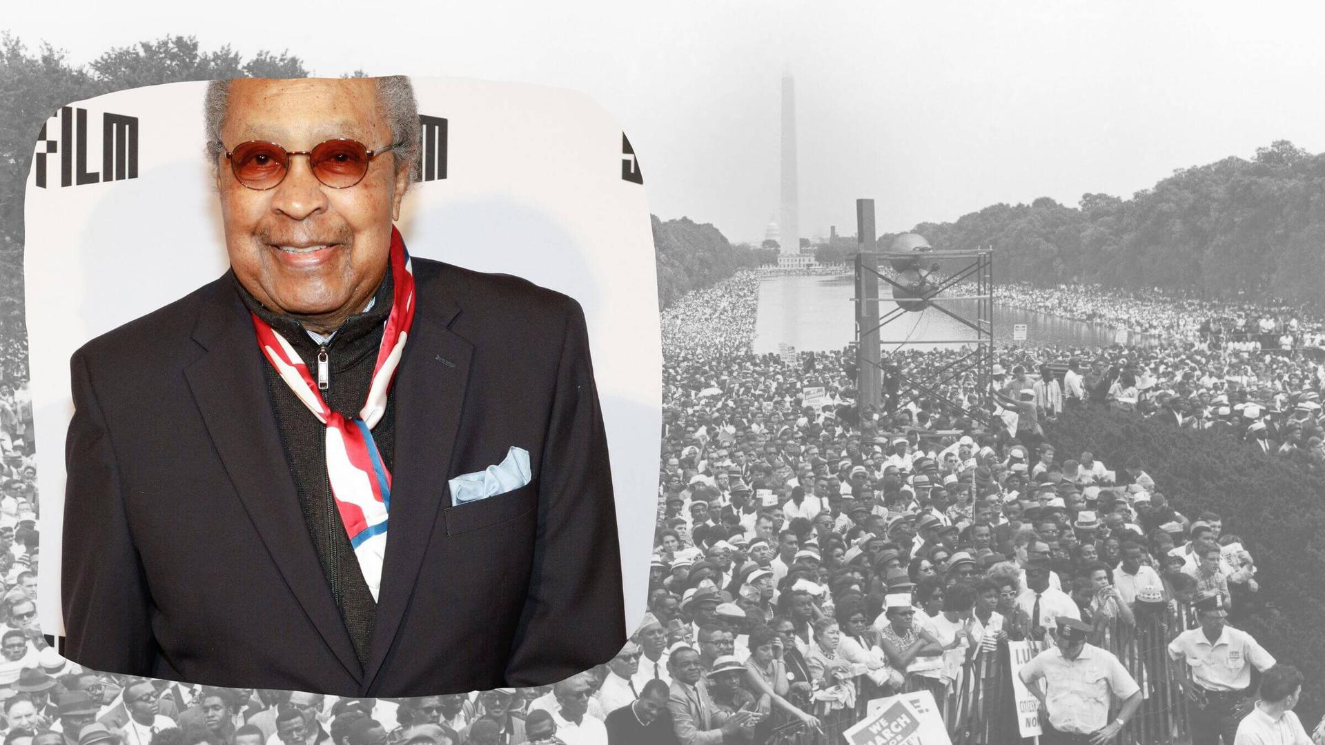 Clarence Jones helped Martin Luther King Jr. as a legal counsel on segregationists’ libel suits — and bailed King out of a Birmingham jail. (Photo-illustration by Nora Berman; Kimberly White/Getty Images)