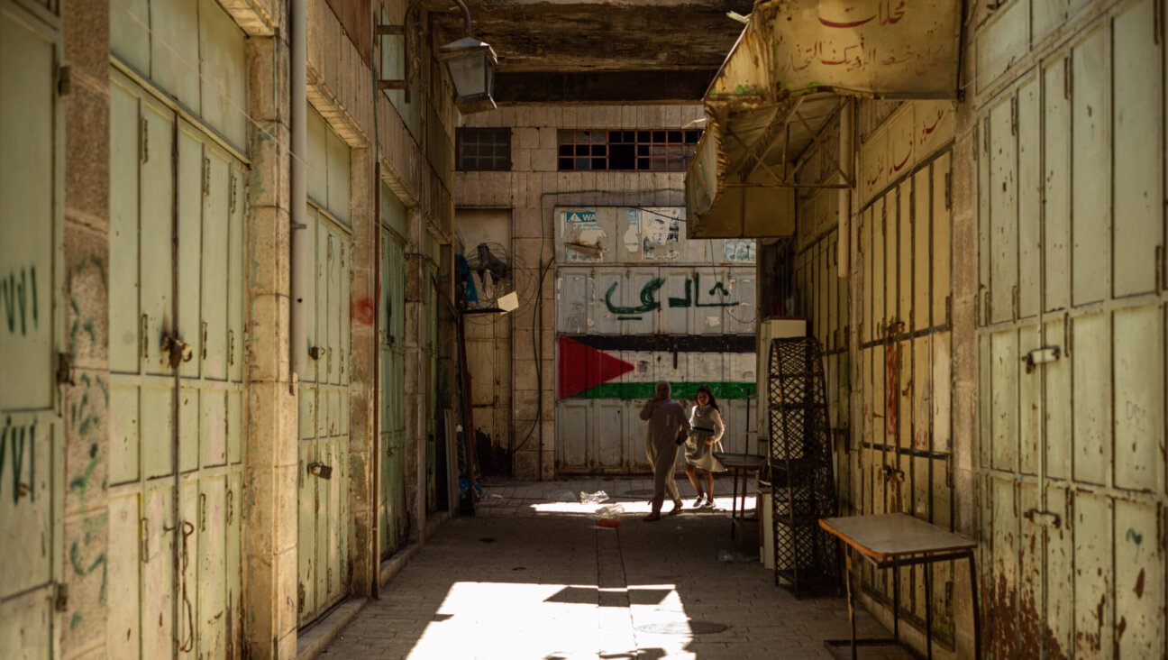 A checkpoint within the city of Hebron. 