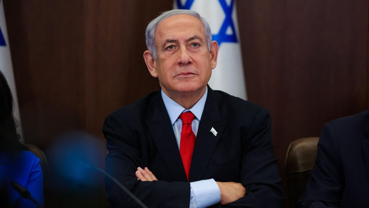 Israel's Prime Minister Benjamin Netanyahu attends the weekly cabinet meeting in the prime minister's office in Jerusalem on July 30, 2023. 