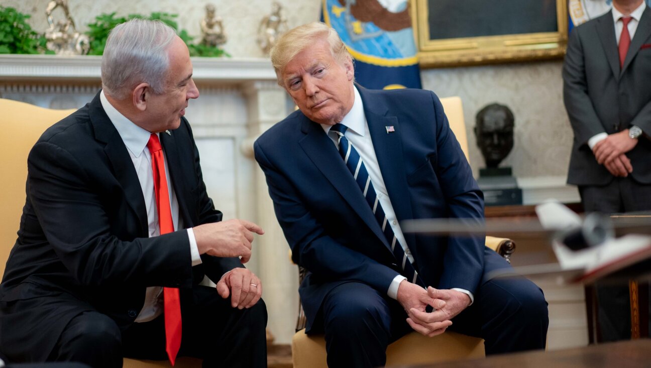 Then-President Donald Trump with Israeli Prime Minister Benjamin Netanyahu on Jan. 27, 2020. 