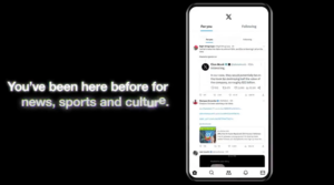 A still from a since-deleted X/Twitter ad campaign in which a tweet criticizing Elon Musk for “blaming it all on the Jews” can be seen, Sept. 21, 2023. (Screenshot via Twitter)