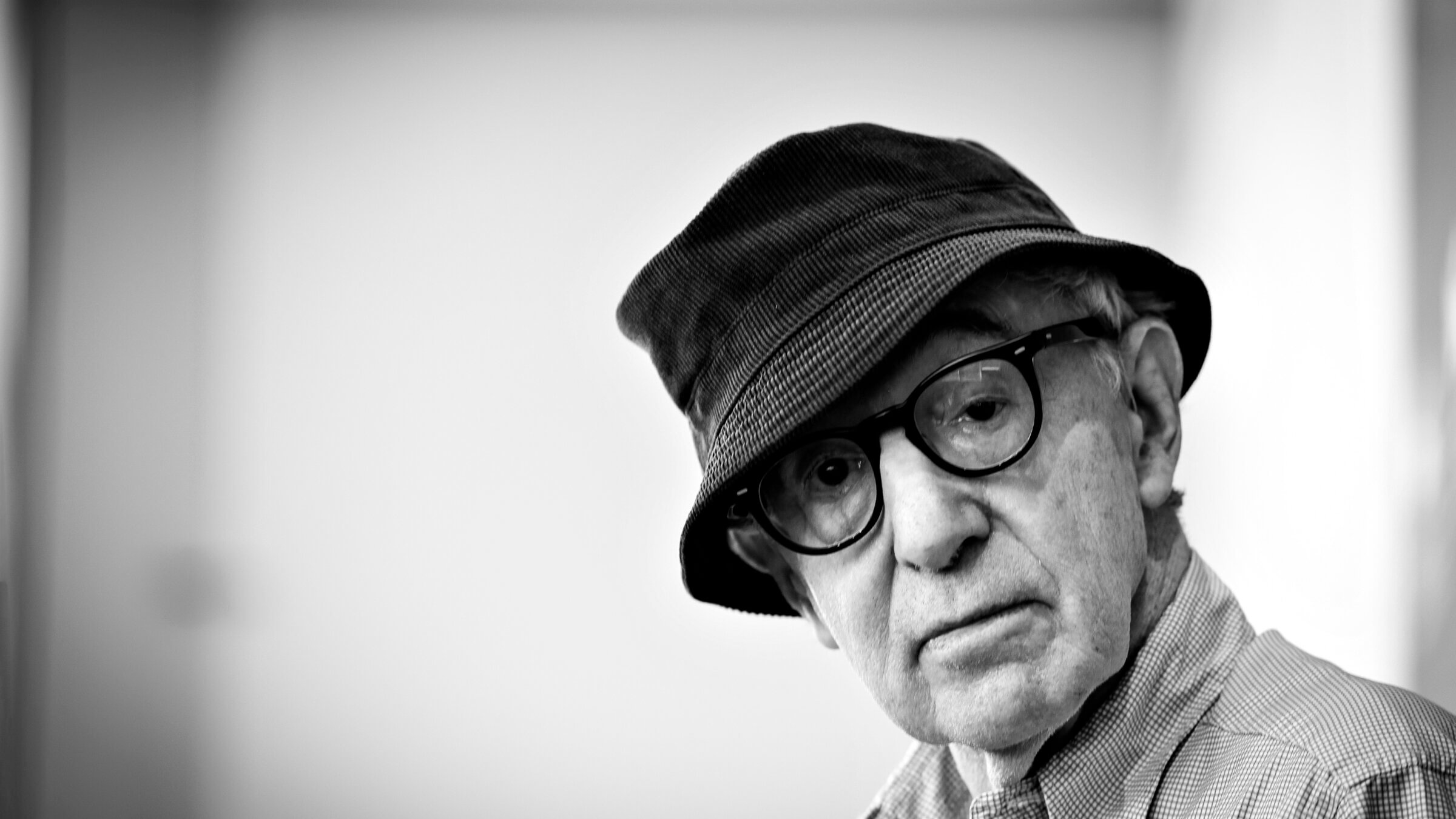 Woody Allen attends a photocall for the movie <i>Coup De Chance</i> at the 80th Venice International Film Festival on Sept. 4, 2023.