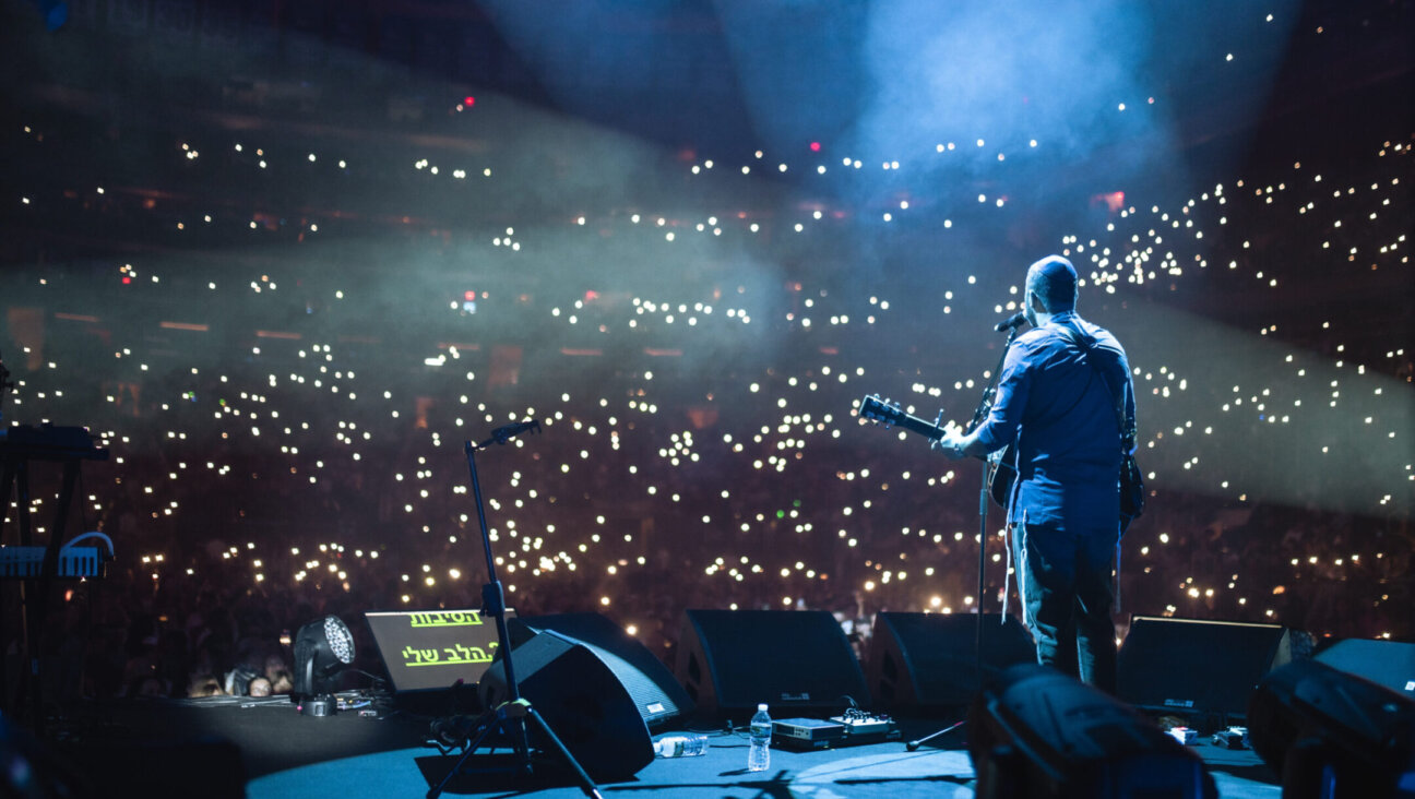 Israeli pop star Ishay Ribo plays in front of a live audience at New York City’s Madison Square Garden, Sept. 3, 2023. Ribo was the first Israeli to headline the venue. (Courtesy Ribo)