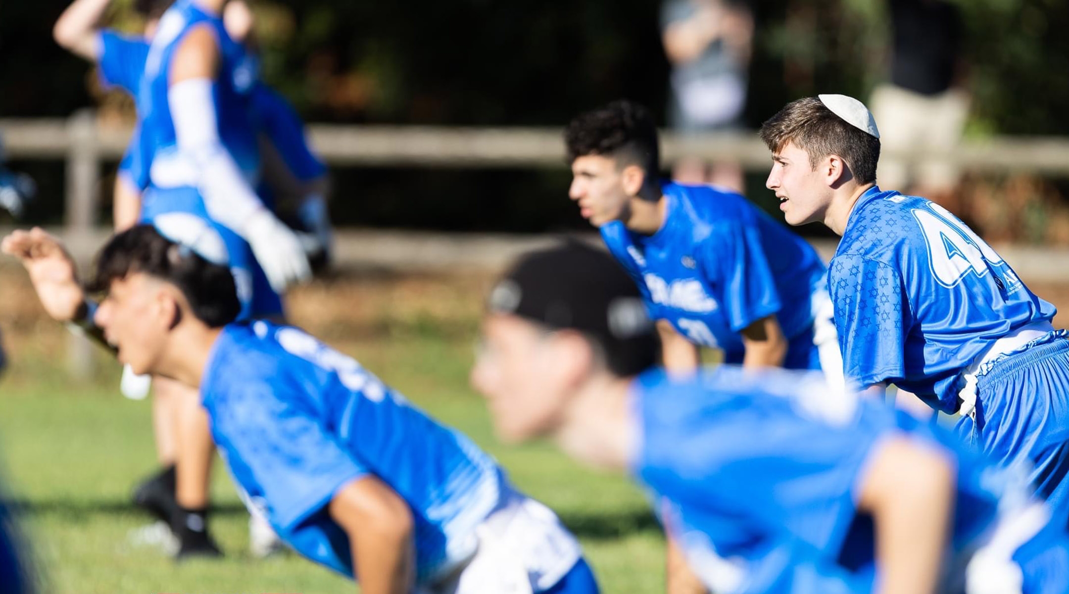 Israel won a gold medal at the 2023 European Junior Flag Football Championships in Italy. (Giulio Busi)