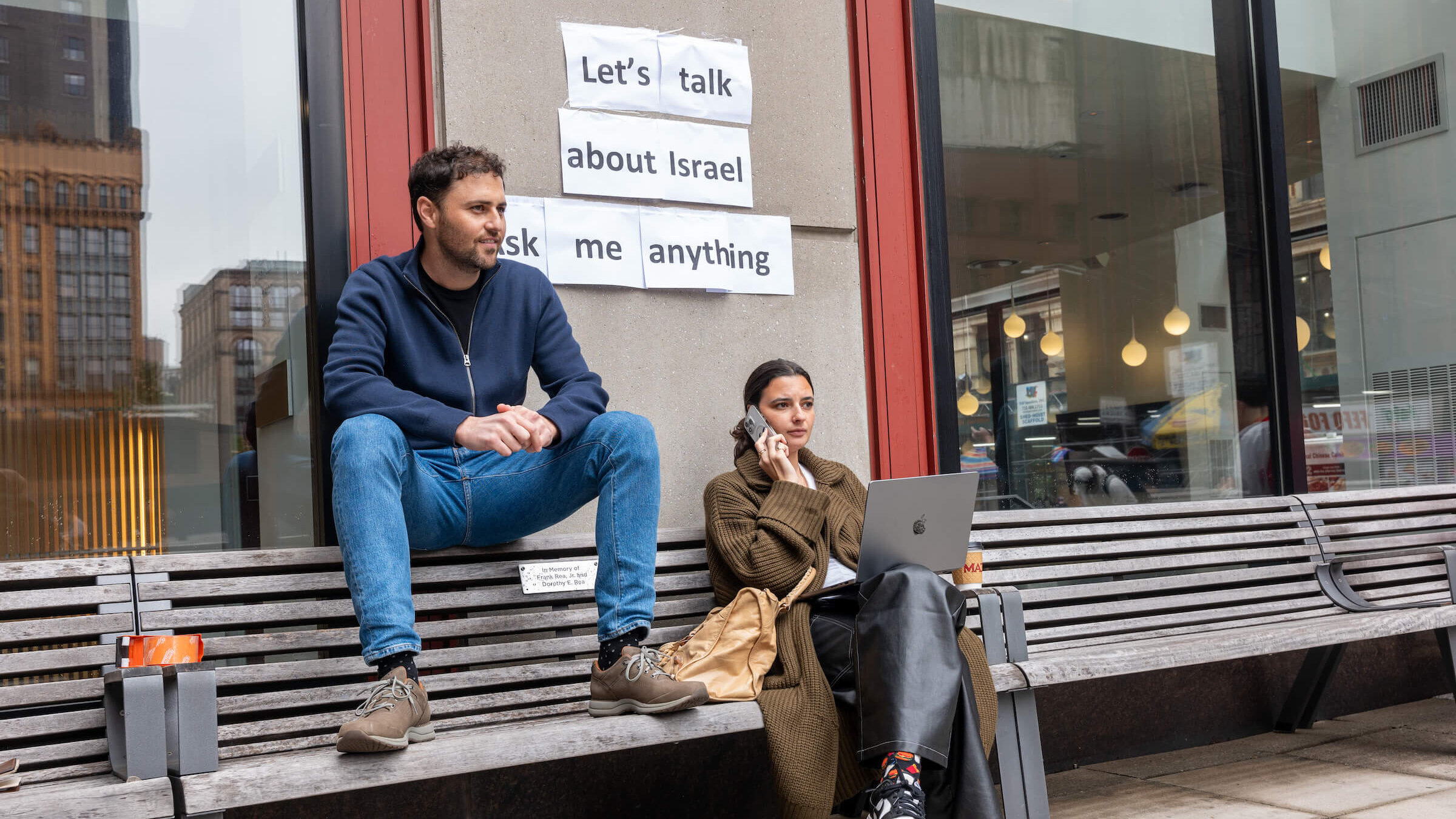 Students from Israel at New York University offer to speak with classmates about their home country as tensions between supporters of Israelis and Palestinians increase on college campuses across the nation.