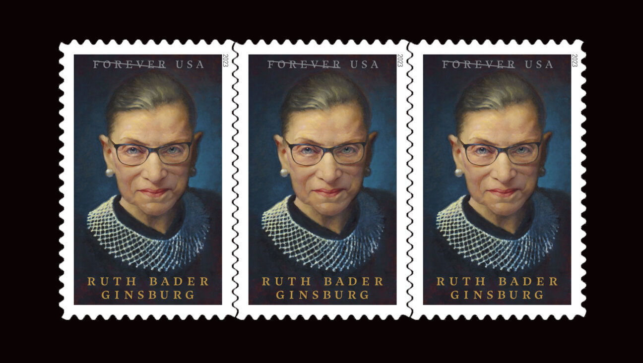The United States Postal Service released a new stamp honoring Jewish Supreme Court Justice Ruth Bader Ginsburg on Oct. 2, 2023. (USPS)