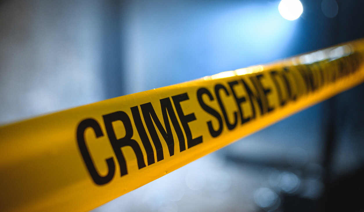 Crime scene barricade via iStock.