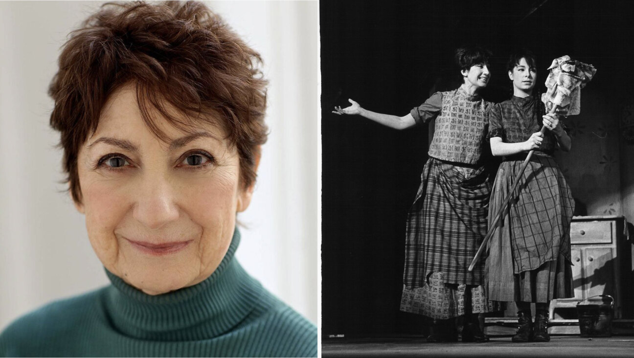 Johanna Merlin was an actress, casting director and acting teacher; as Tzeitel in the original Broadway production of “Fiddler on the Roof,” she is seen standing to the left of a castmate in a 1964 photo. (NYU Tisch Grad Acting; Michael Ochs Archives)