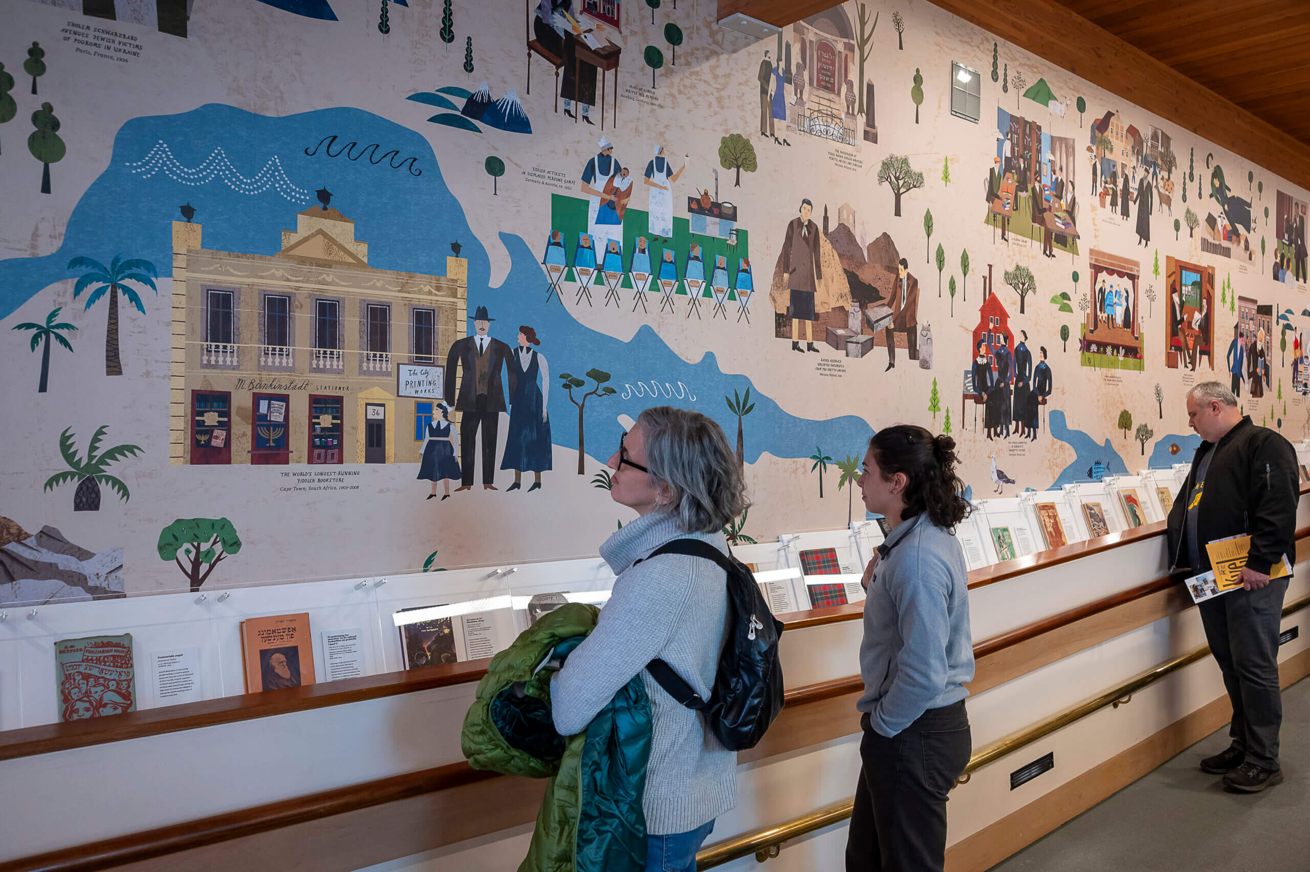 Superb permanent exhibit opens at Amherst's Yiddish Book Center