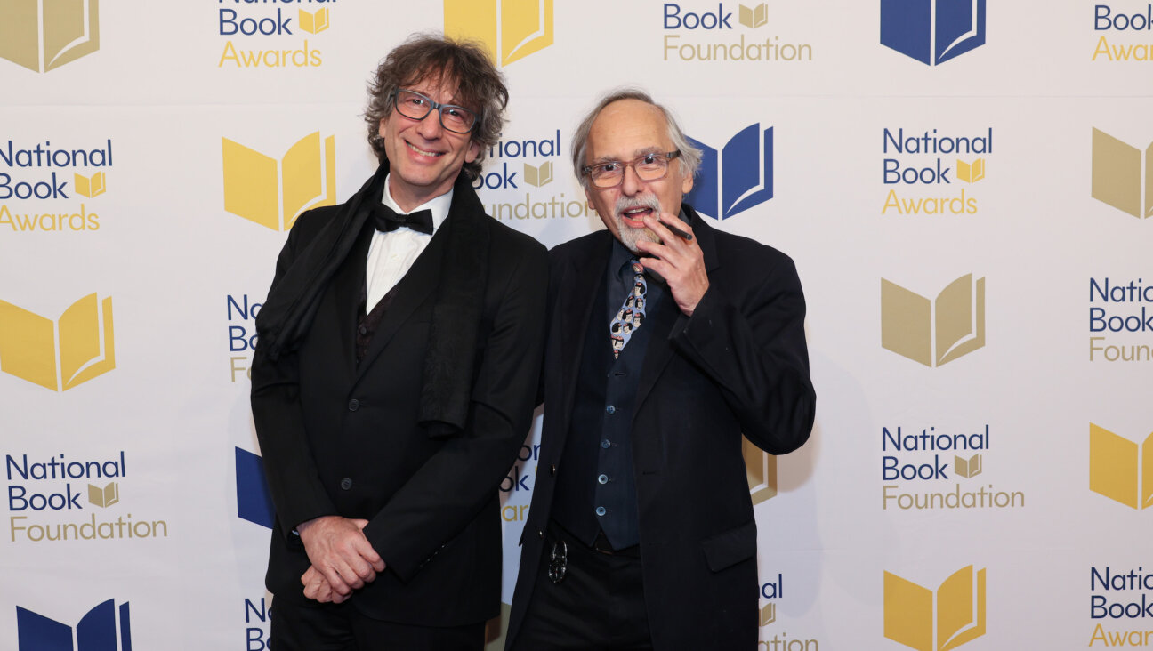 Neil Gaiman and Art Spiegelman attend the 73rd National Book Awards at Cipriani Wall Street on November 16, 2022 in New York City. (Dia Dipasupil/Getty Images)