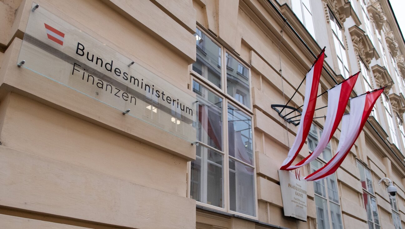 A general view of the Austrian Finance Ministry in Vienna, Oct. 6, 2021. (Thomas Kronsteiner/Getty Images)