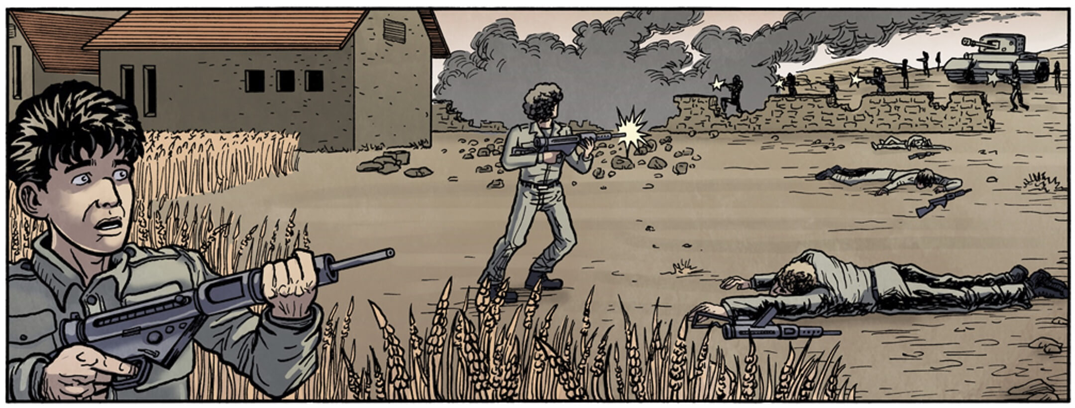 <i>Brothers Keeper</i> by Arnon Shorr and Joshua Edelglass was conceived as a short comic book about the time Shorr’s grandfather was wounded defending a kibbutz in 1948.