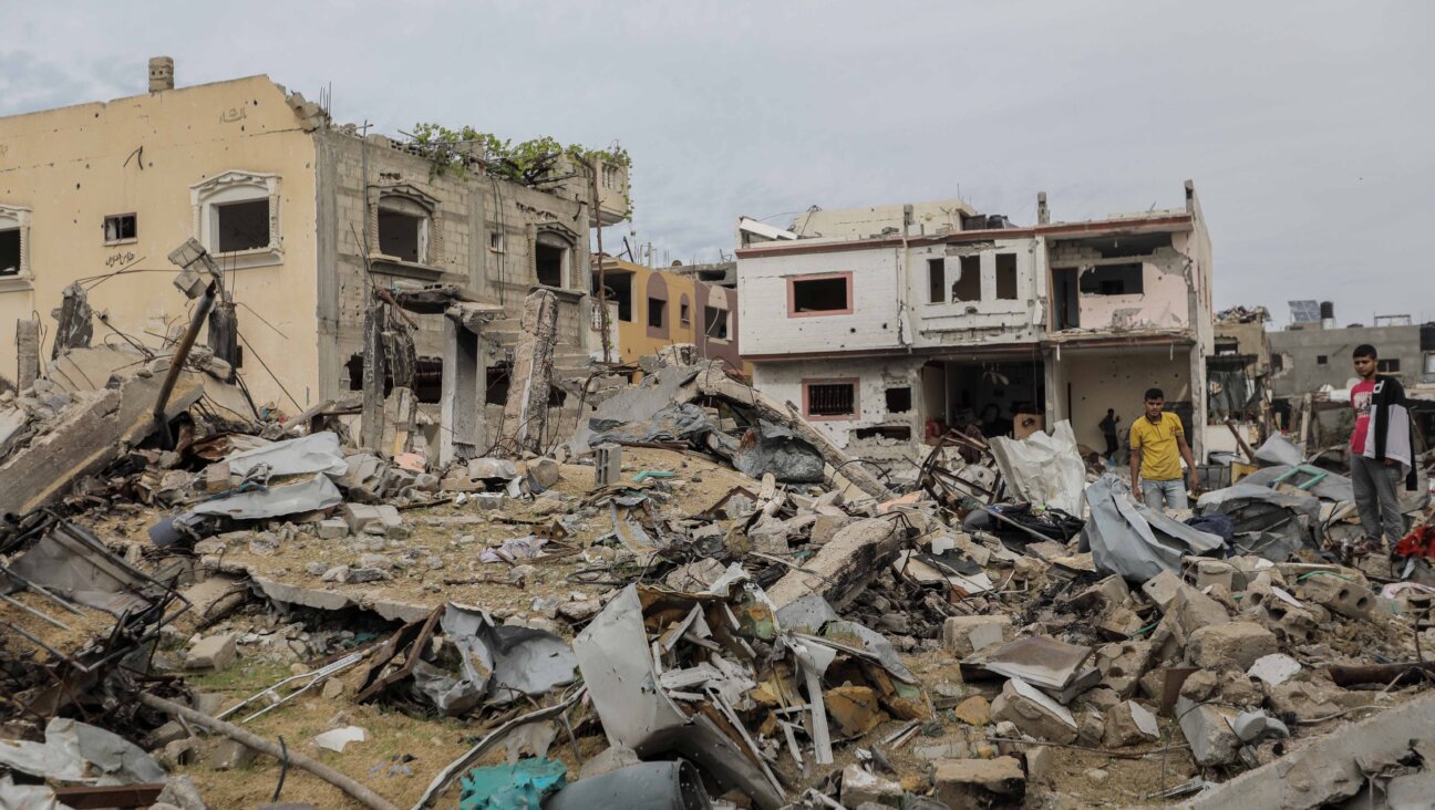 Destruction caused by air strikes on homes in the Khuza’a area of Khan Yunis, Gaza. on Nov. 25.