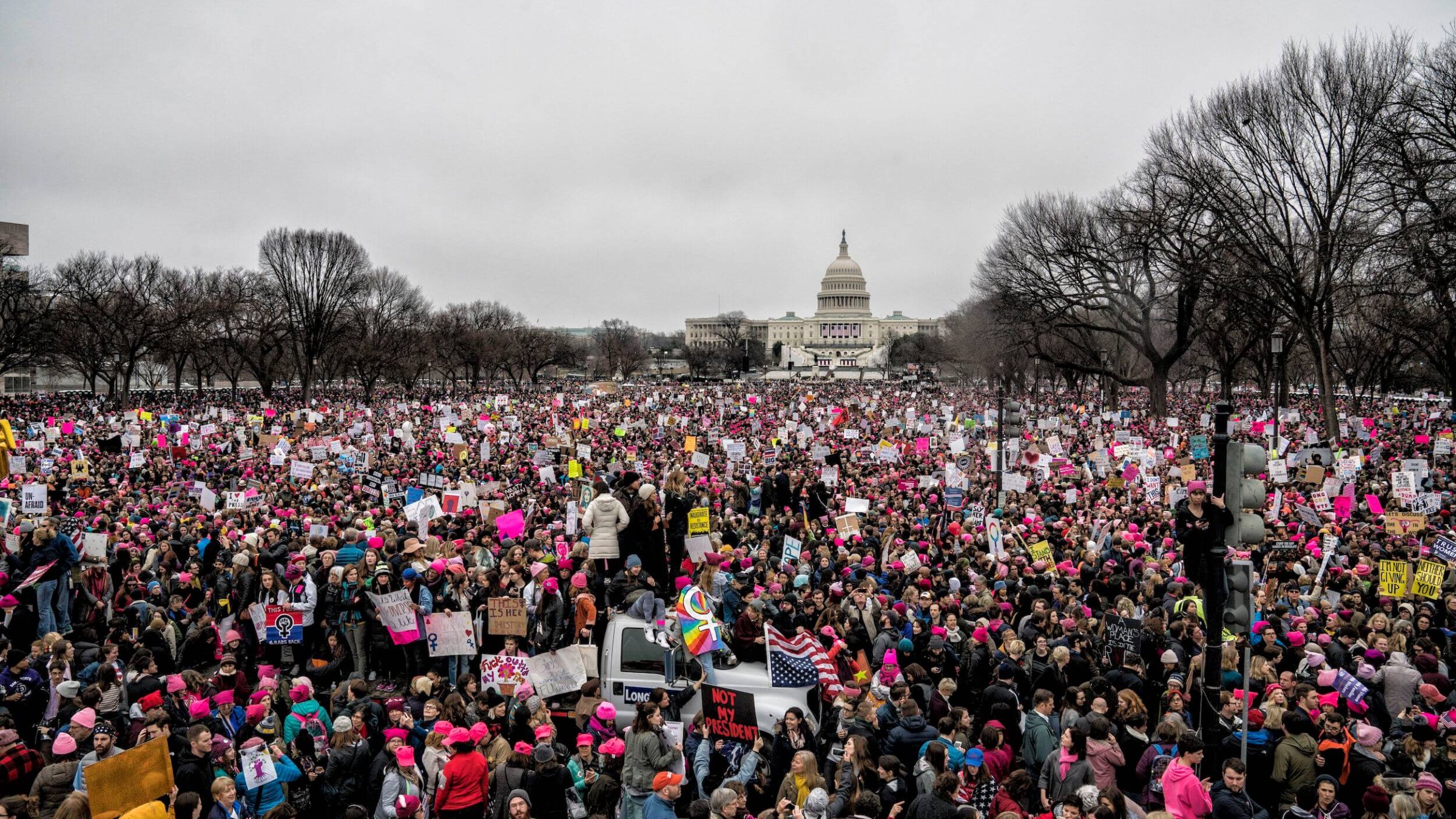The 2017 Women's March on Washington, the day after Donald J. Trump's inauguration as president of the United States, might have helped set the stage for Trump's defeat in 2020.