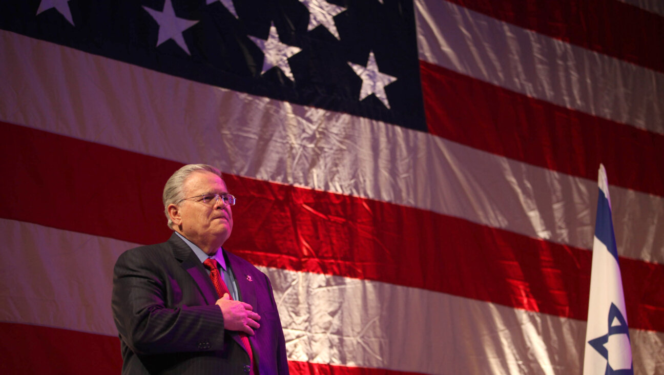 John Hagee at a summit for his Christian Zionist organization, Christians United for Israel.