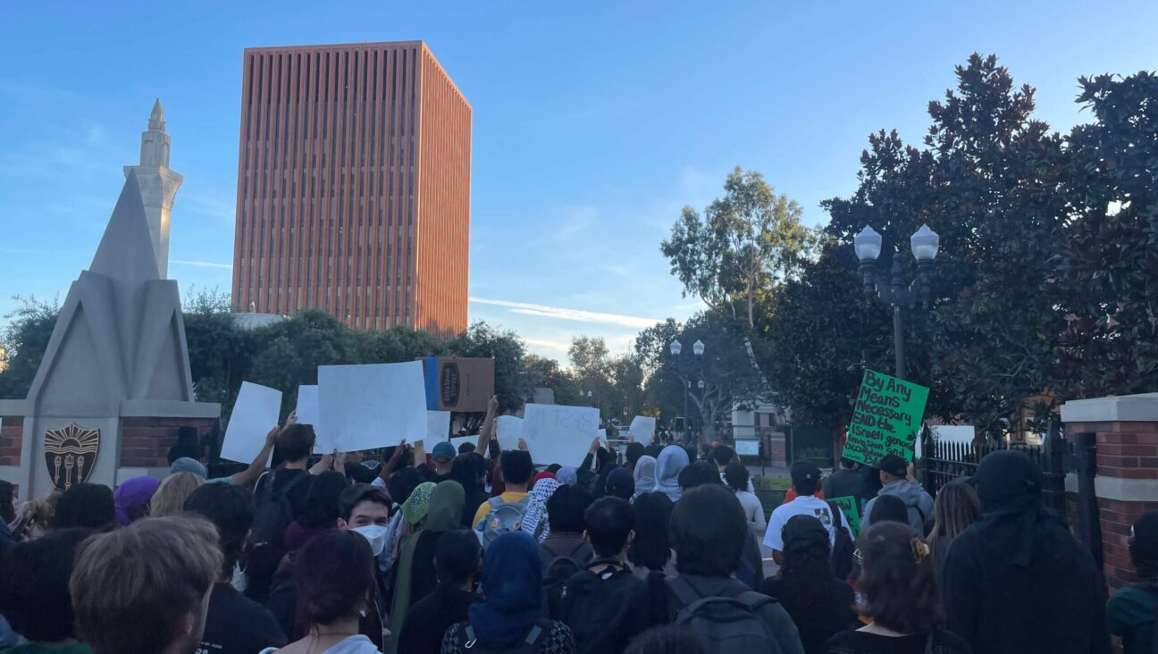 A pro-Palestinian protest made its way through the campus of the University of Southern California earlier this month.